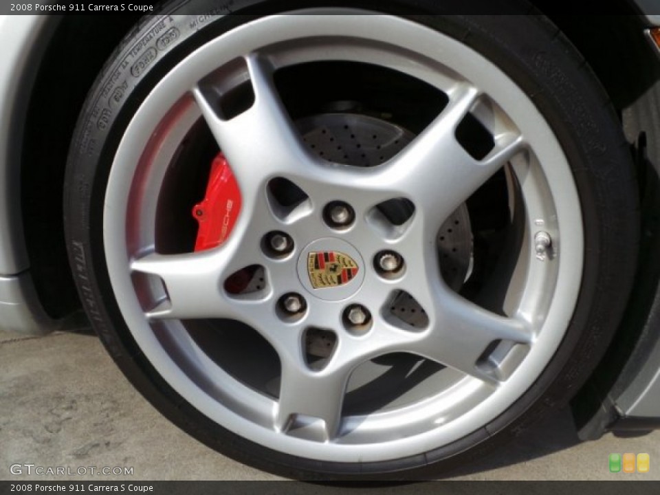 2008 Porsche 911 Carrera S Coupe Wheel and Tire Photo #102861006