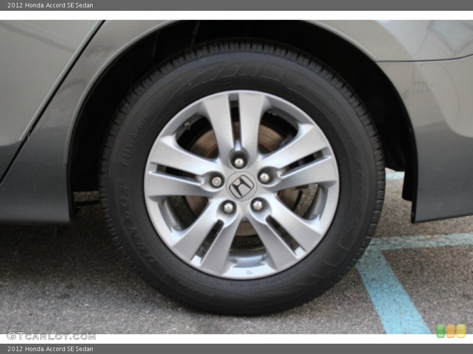 2012 Honda Accord SE Sedan Wheel and Tire Photo #102861129