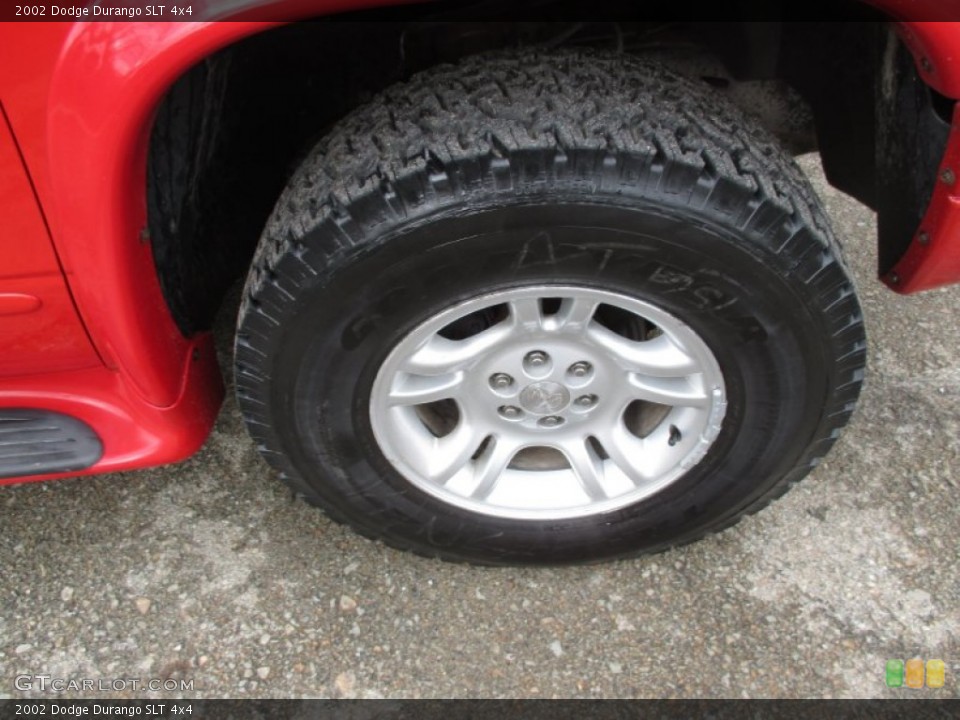 2002 Dodge Durango SLT 4x4 Wheel and Tire Photo #102867464