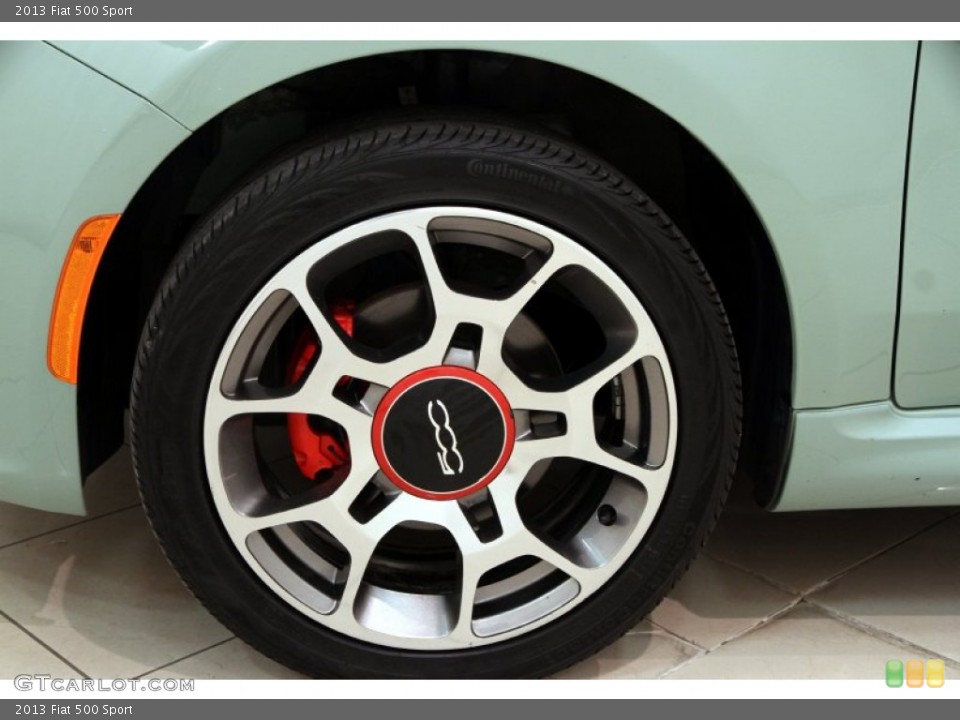 2013 Fiat 500 Sport Wheel and Tire Photo #102870168
