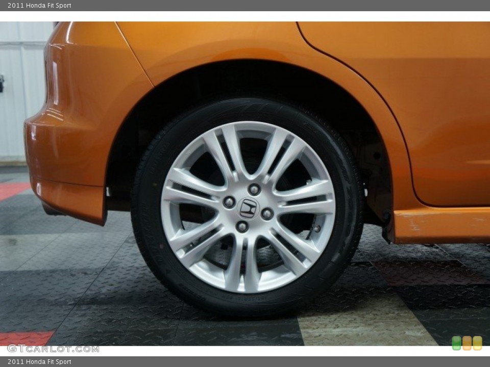 2011 Honda Fit Sport Wheel and Tire Photo #102873588