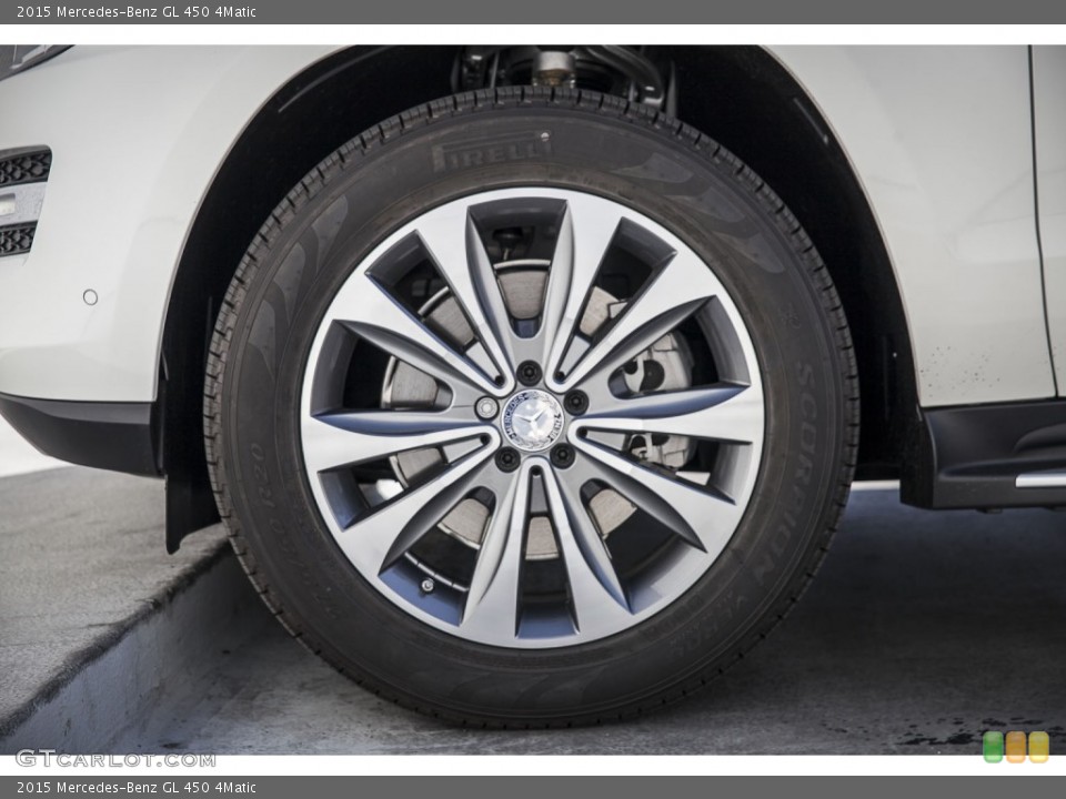 2015 Mercedes-Benz GL 450 4Matic Wheel and Tire Photo #102875889