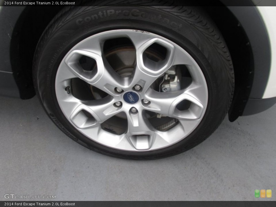 2014 Ford Escape Titanium 2.0L EcoBoost Wheel and Tire Photo #102876348