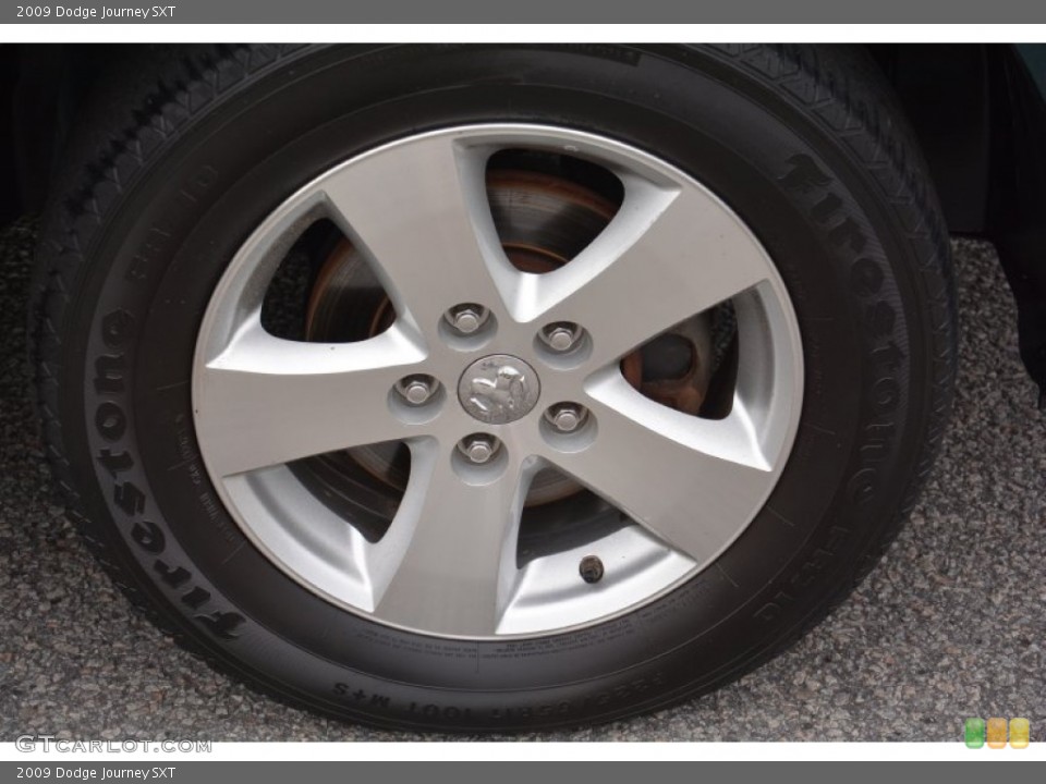 2009 Dodge Journey SXT Wheel and Tire Photo #102880854