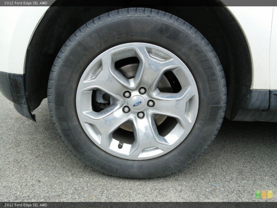 2012 Ford Edge SEL AWD Wheel and Tire Photo #102883602