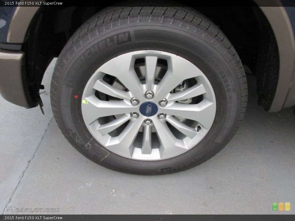 2015 Ford F150 XLT SuperCrew Wheel and Tire Photo #102893329