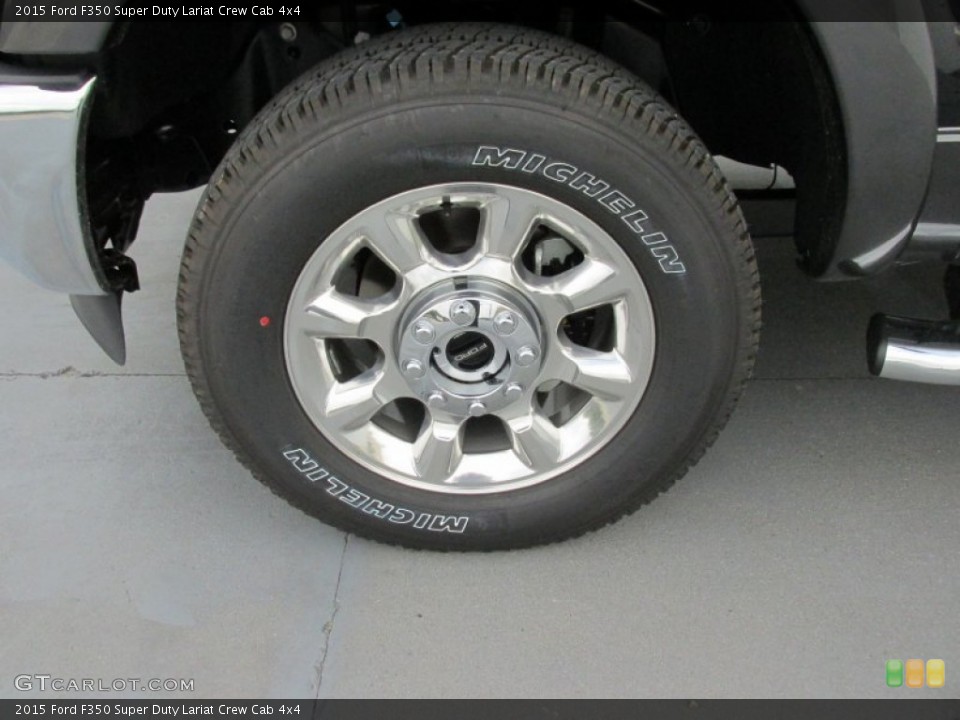 2015 Ford F350 Super Duty Lariat Crew Cab 4x4 Wheel and Tire Photo #102895054