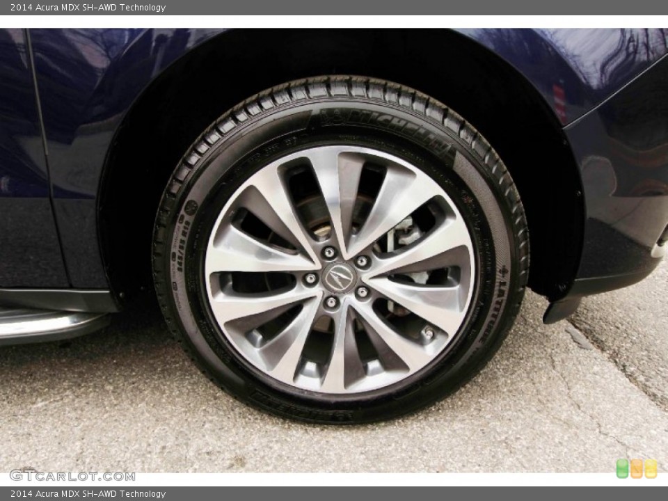 2014 Acura MDX SH-AWD Technology Wheel and Tire Photo #102895687