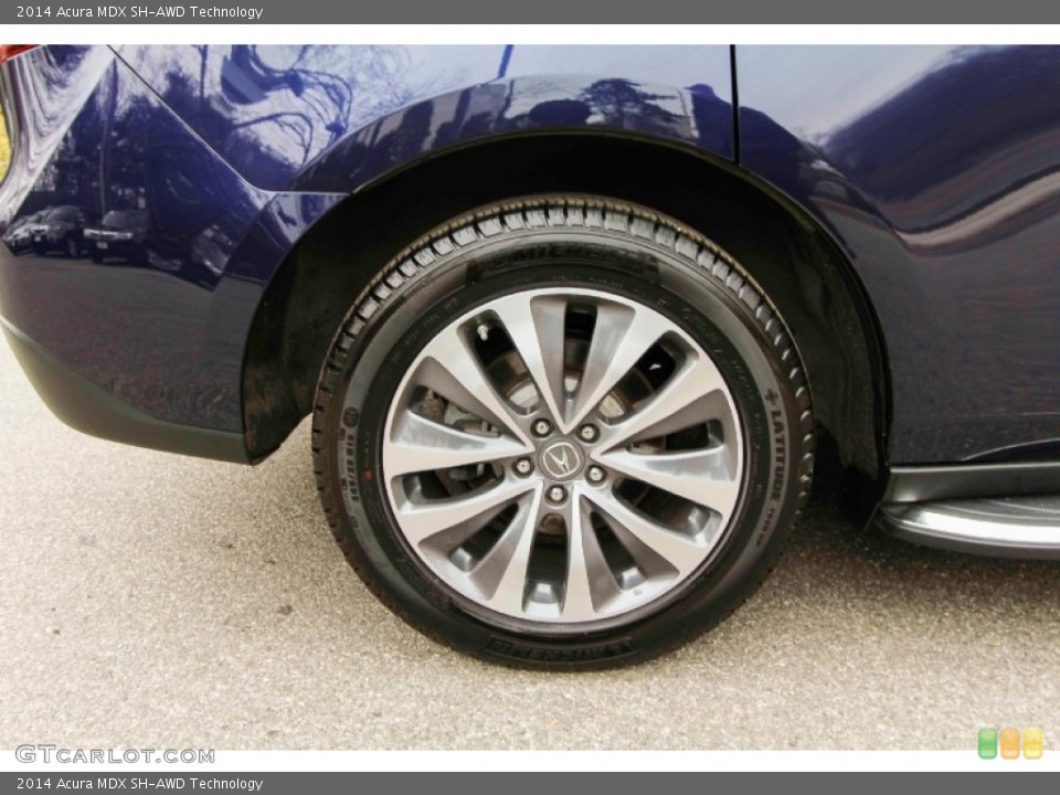 2014 Acura MDX SH-AWD Technology Wheel and Tire Photo #102895714