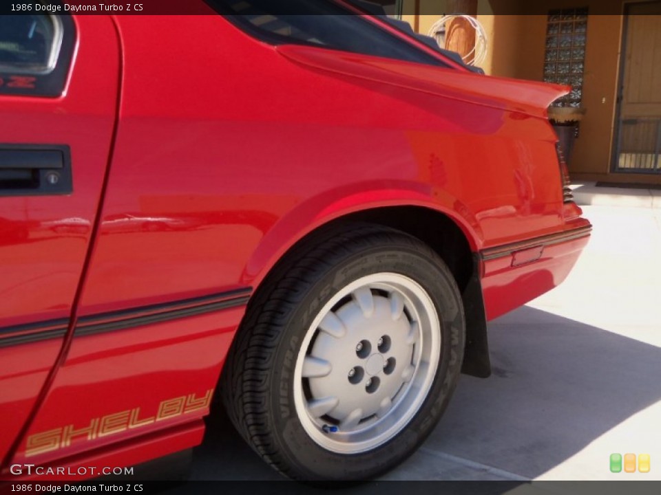 1986 Dodge Daytona Turbo Z CS Wheel and Tire Photo #102927491