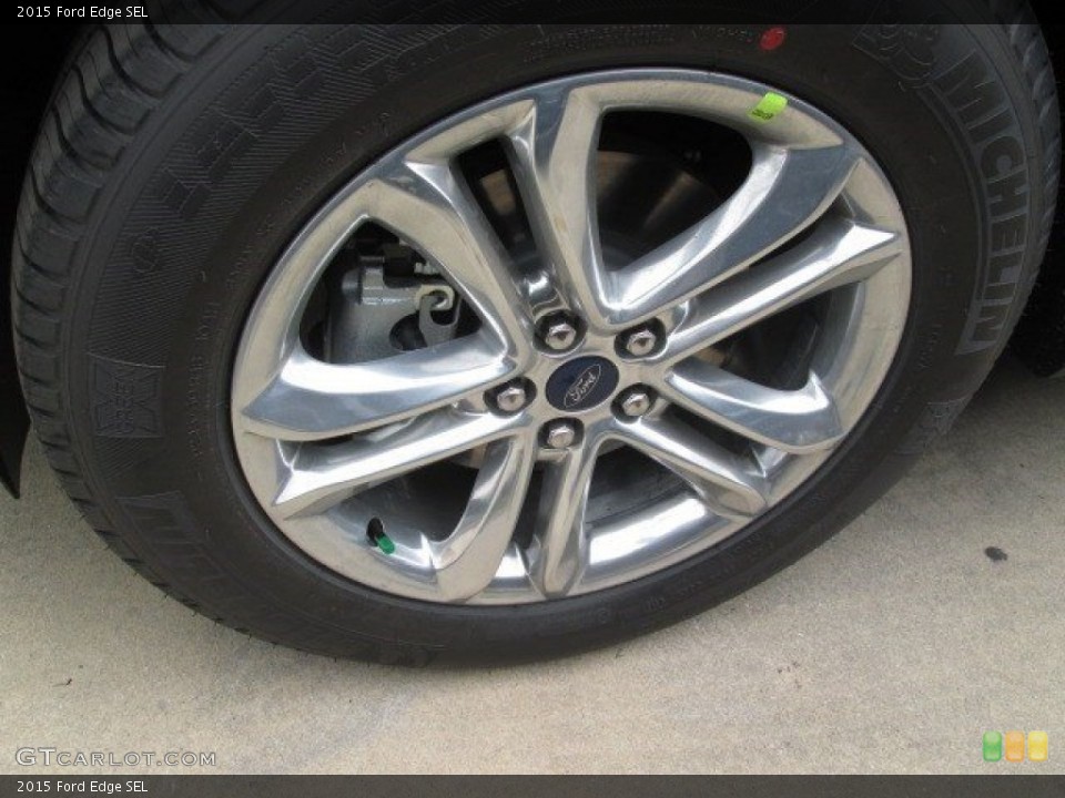 2015 Ford Edge SEL Wheel and Tire Photo #102934337