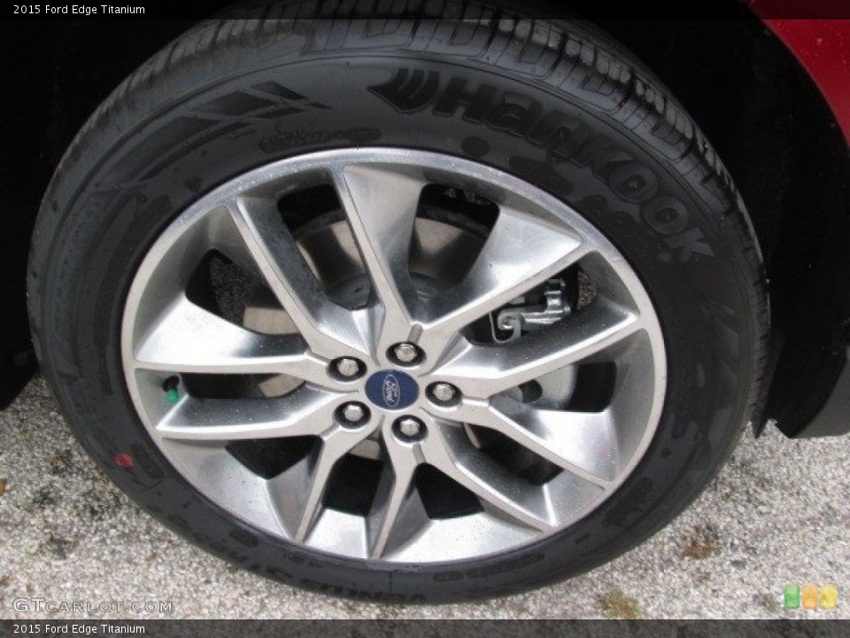 2015 Ford Edge Titanium Wheel and Tire Photo #102941815
