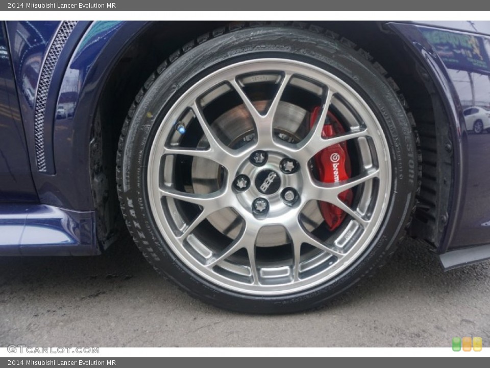 2014 Mitsubishi Lancer Evolution MR Wheel and Tire Photo #102964683
