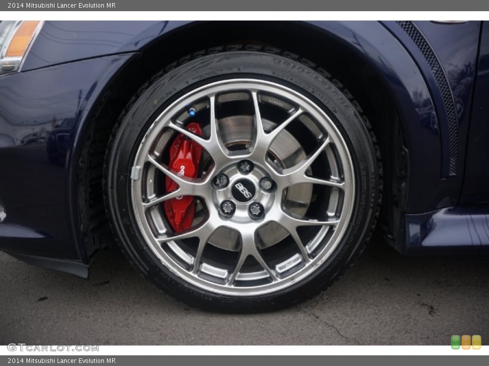 2014 Mitsubishi Lancer Evolution MR Wheel and Tire Photo #102964692