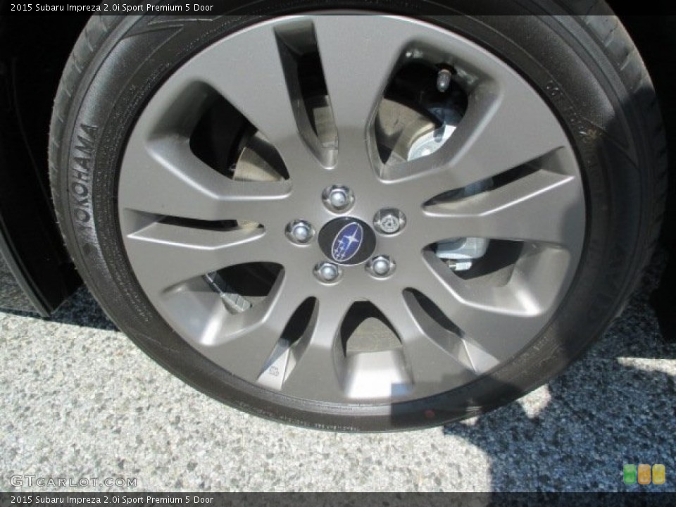 2015 Subaru Impreza 2.0i Sport Premium 5 Door Wheel and Tire Photo #102974590