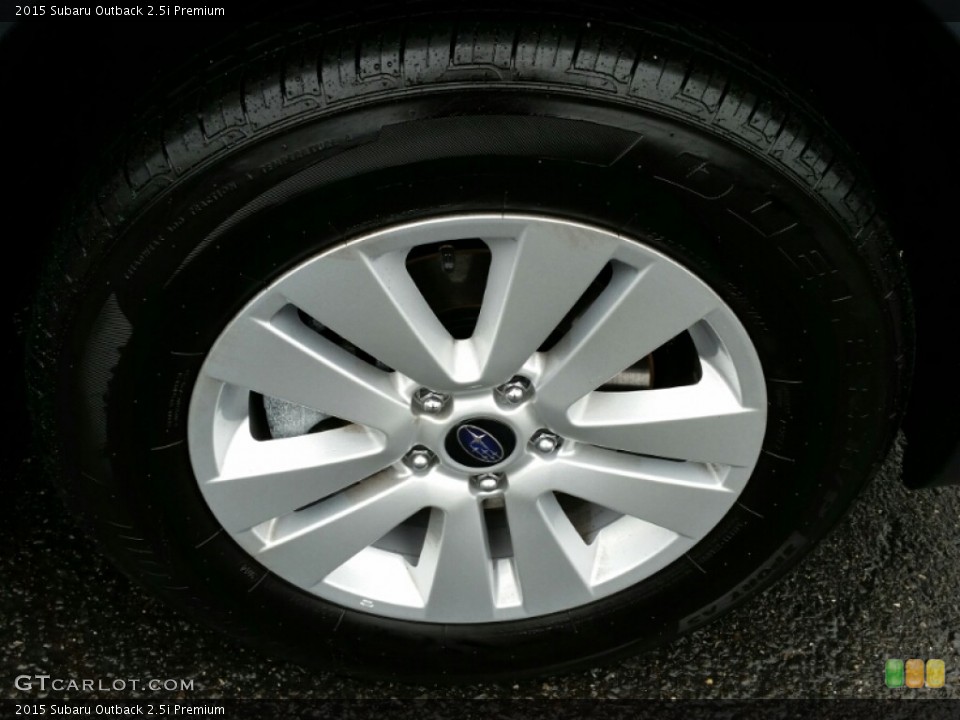 2015 Subaru Outback 2.5i Premium Wheel and Tire Photo #102993748