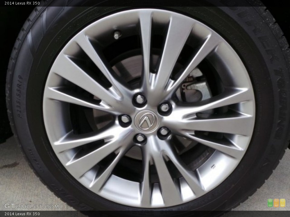 2014 Lexus RX 350 Wheel and Tire Photo #102998287