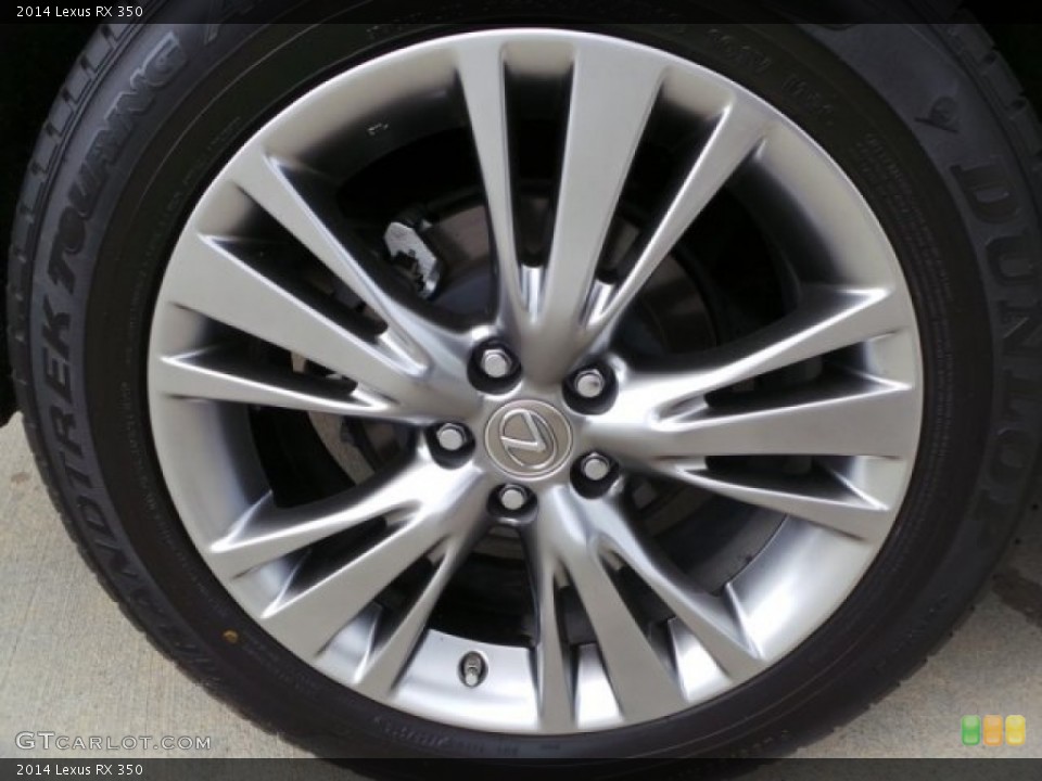 2014 Lexus RX 350 Wheel and Tire Photo #102998293