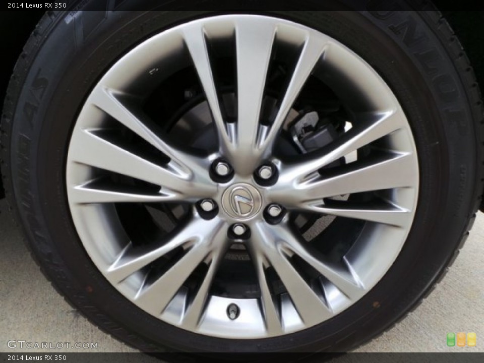 2014 Lexus RX 350 Wheel and Tire Photo #102998302