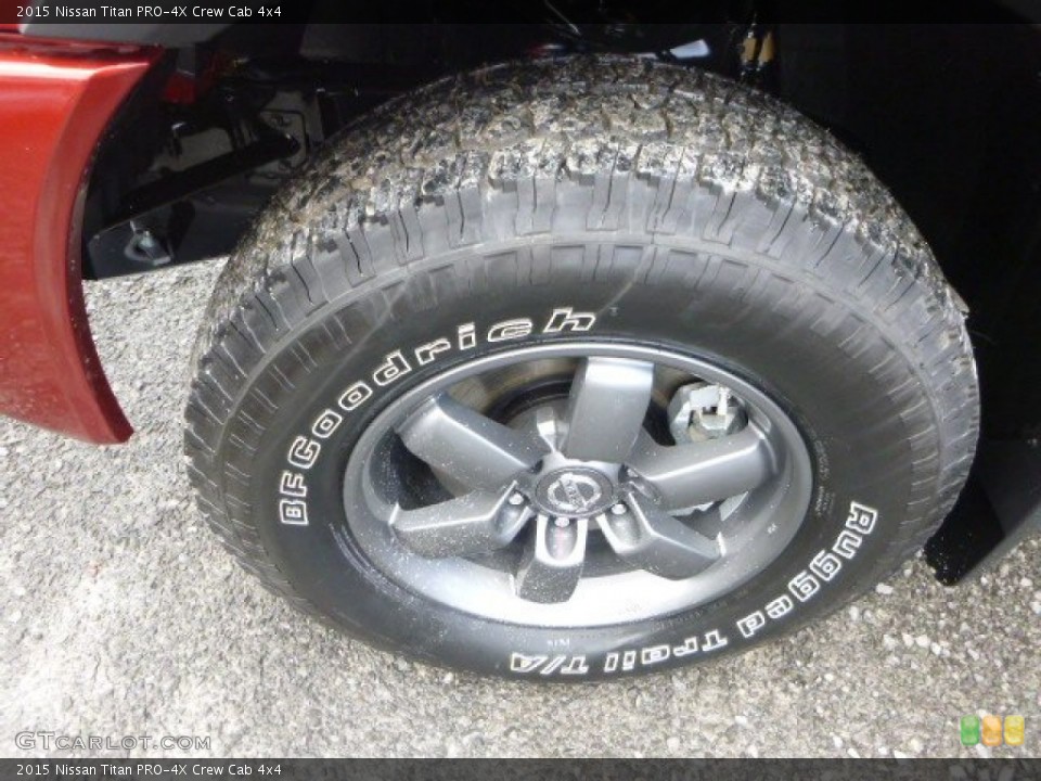 2015 Nissan Titan PRO-4X Crew Cab 4x4 Wheel and Tire Photo #103004376