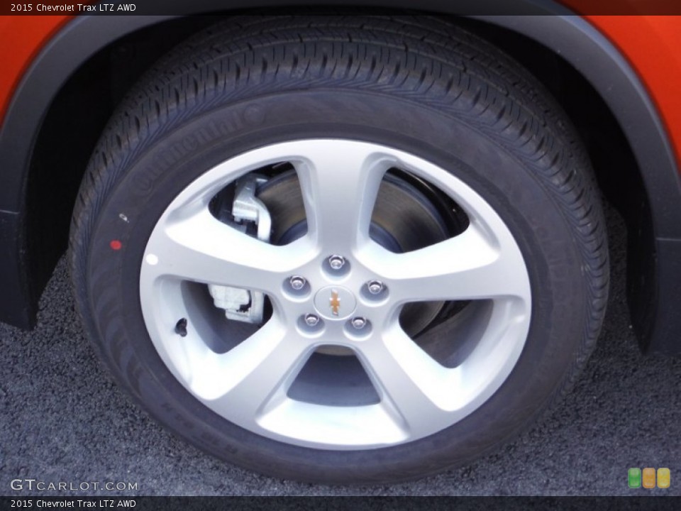 2015 Chevrolet Trax LTZ AWD Wheel and Tire Photo #103024178