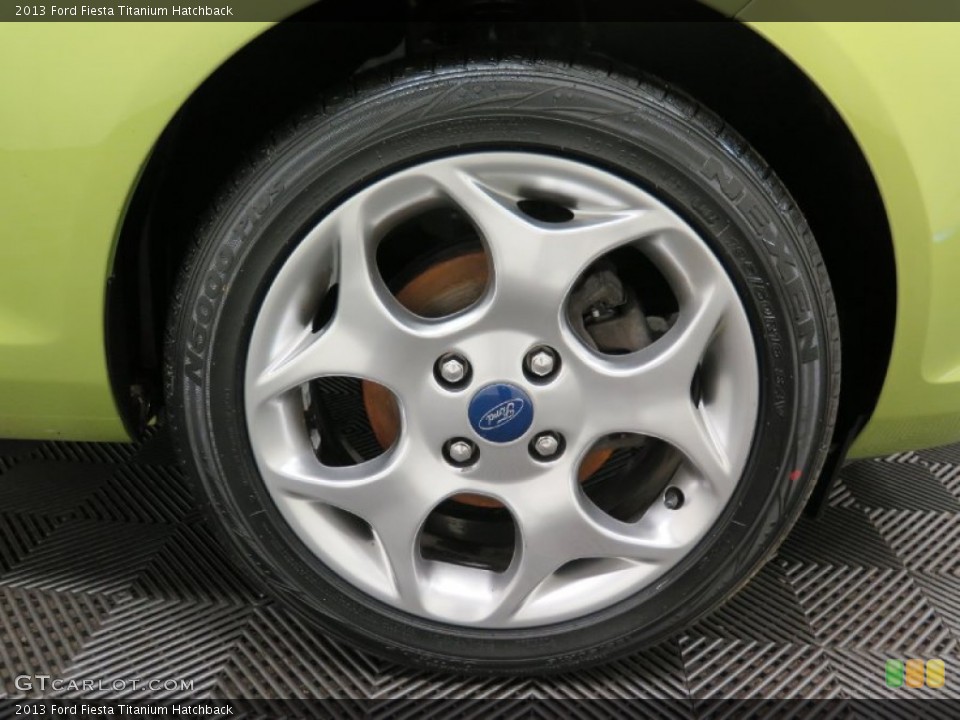 2013 Ford Fiesta Titanium Hatchback Wheel and Tire Photo #103026399