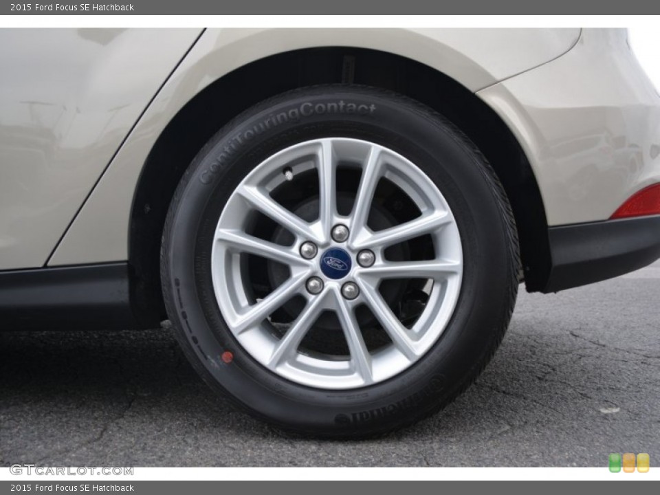 2015 Ford Focus SE Hatchback Wheel and Tire Photo #103028256