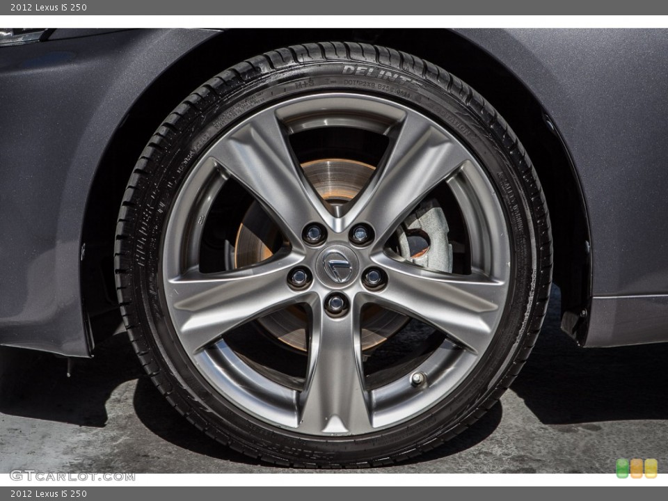 2012 Lexus IS 250 Wheel and Tire Photo #103031067