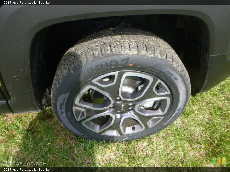 2015 Jeep Renegade Limited 4x4 Wheel and Tire Photo #103037868