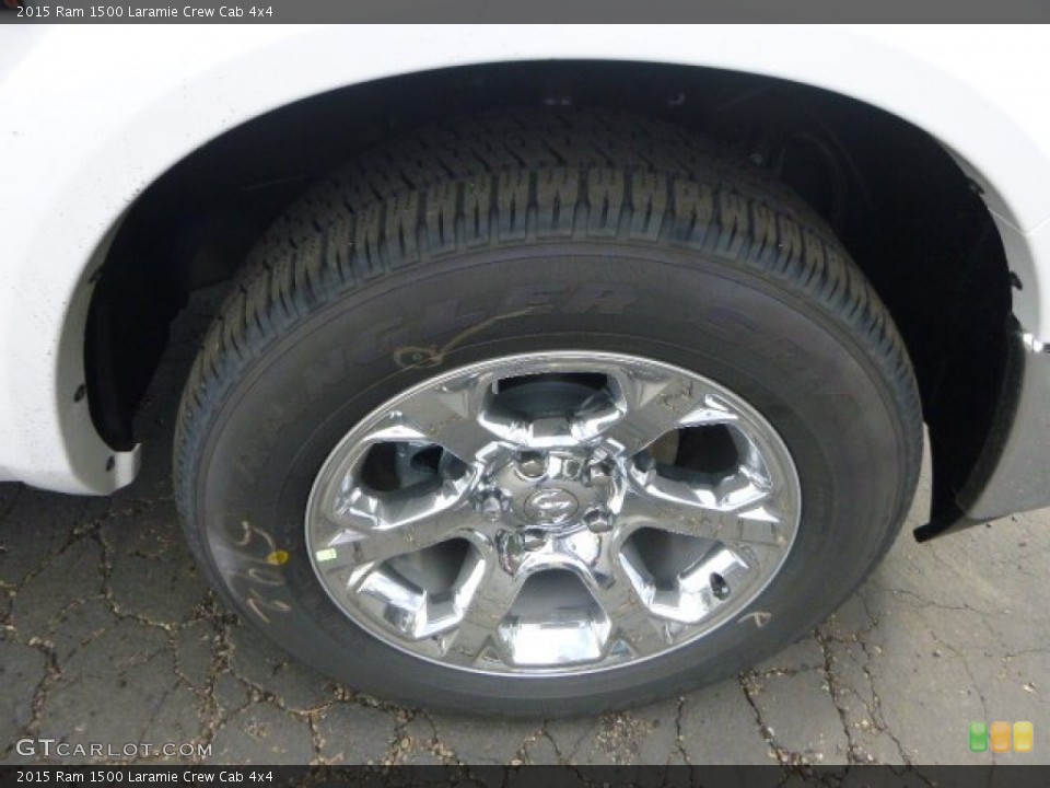 2015 Ram 1500 Laramie Crew Cab 4x4 Wheel and Tire Photo #103042557