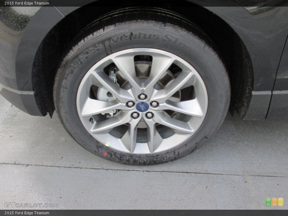 2015 Ford Edge Titanium Wheel and Tire Photo #103046916