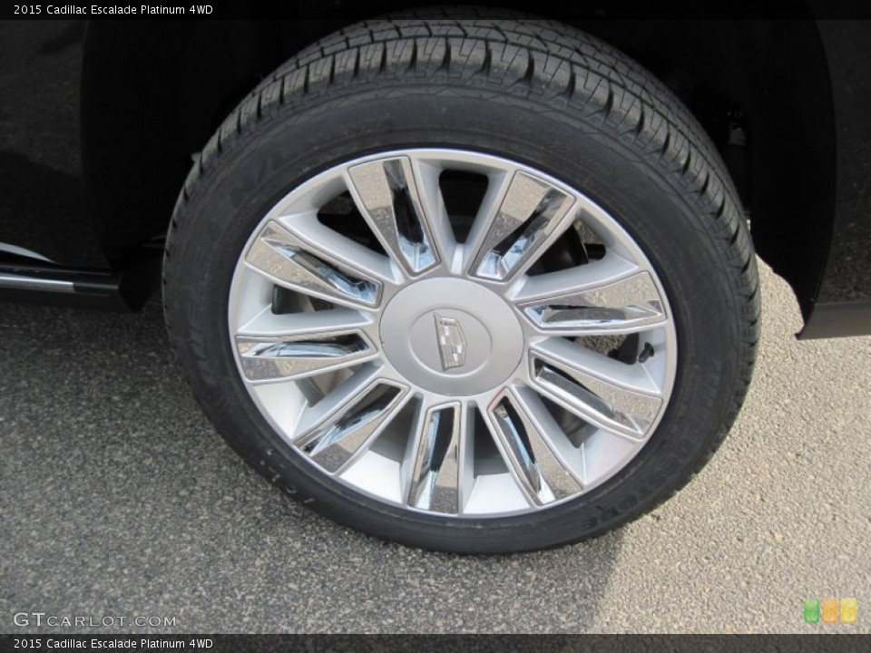 2015 Cadillac Escalade Platinum 4WD Wheel and Tire Photo #103055400