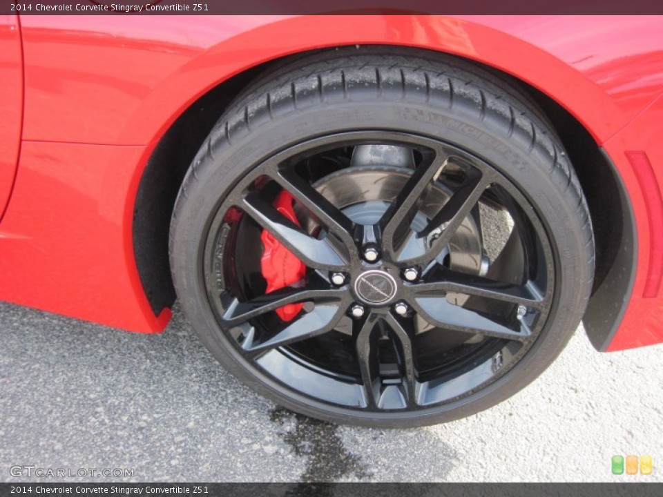 2014 Chevrolet Corvette Stingray Convertible Z51 Wheel and Tire Photo #103057989