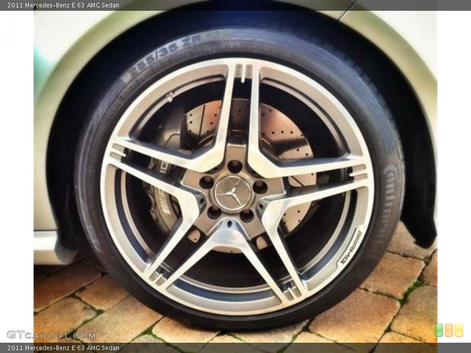 2011 Mercedes-Benz E 63 AMG Sedan Wheel and Tire Photo #103085036