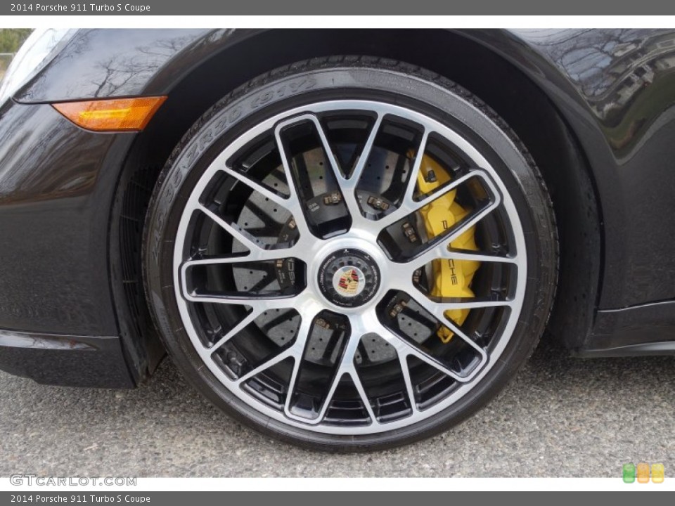 2014 Porsche 911 Turbo S Coupe Wheel and Tire Photo #103088927