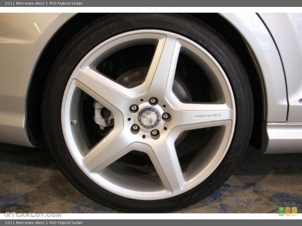 2011 Mercedes-Benz S 400 Hybrid Sedan Wheel and Tire Photo #103091444