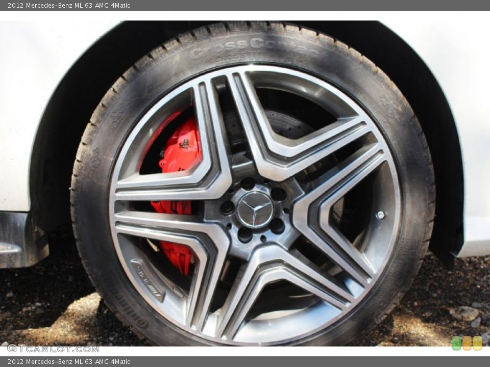 2012 Mercedes-Benz ML 63 AMG 4Matic Wheel and Tire Photo #103112768