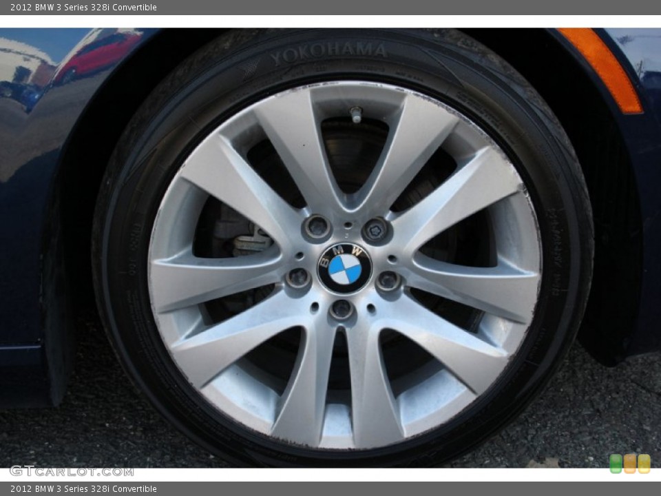 2012 BMW 3 Series 328i Convertible Wheel and Tire Photo #103118459