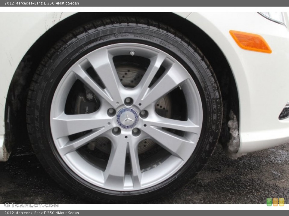 2012 Mercedes-Benz E 350 4Matic Sedan Wheel and Tire Photo #103119017