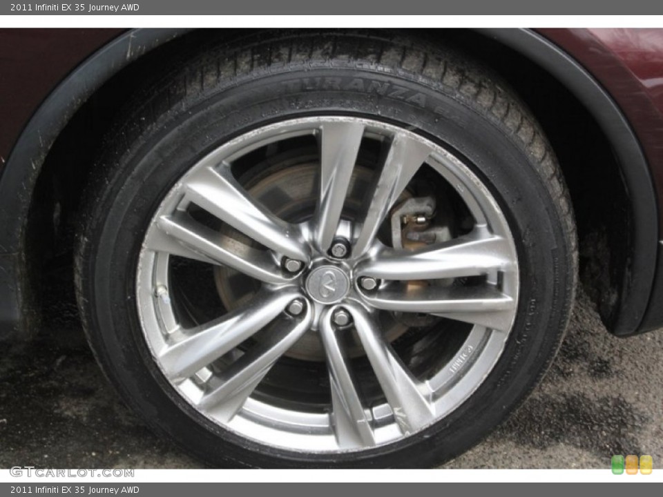 2011 Infiniti EX 35 Journey AWD Wheel and Tire Photo #103137194