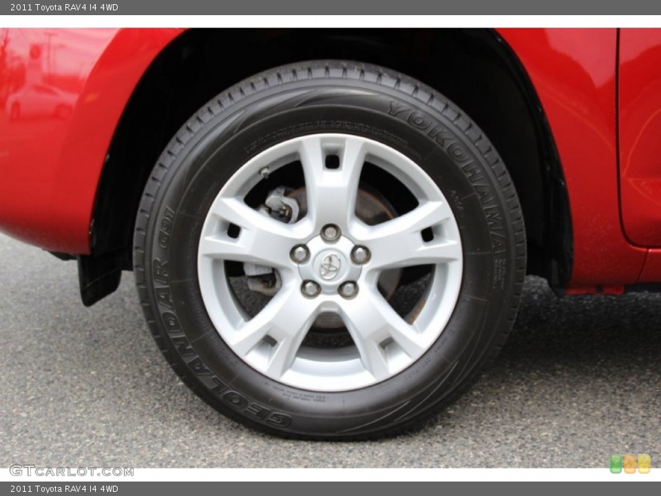 2011 Toyota RAV4 I4 4WD Wheel and Tire Photo #103153831