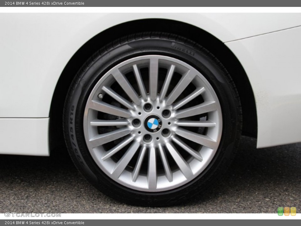 2014 BMW 4 Series 428i xDrive Convertible Wheel and Tire Photo #103156939