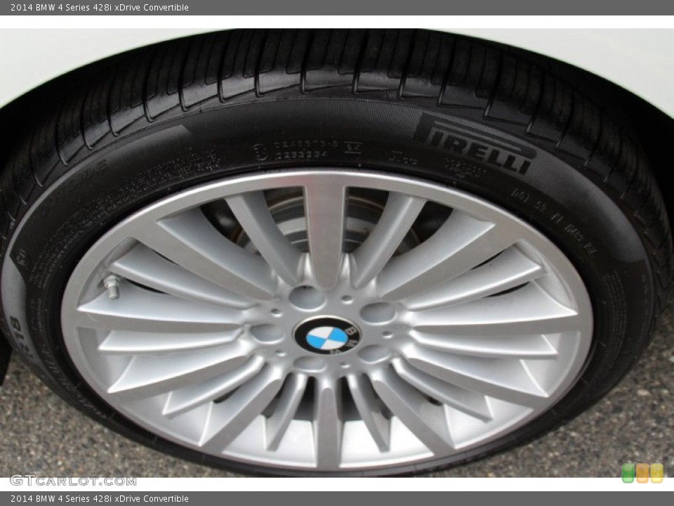 2014 BMW 4 Series 428i xDrive Convertible Wheel and Tire Photo #103156961