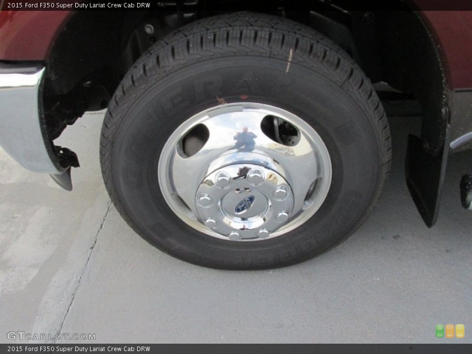 2015 Ford F350 Super Duty Lariat Crew Cab DRW Wheel and Tire Photo #103158179