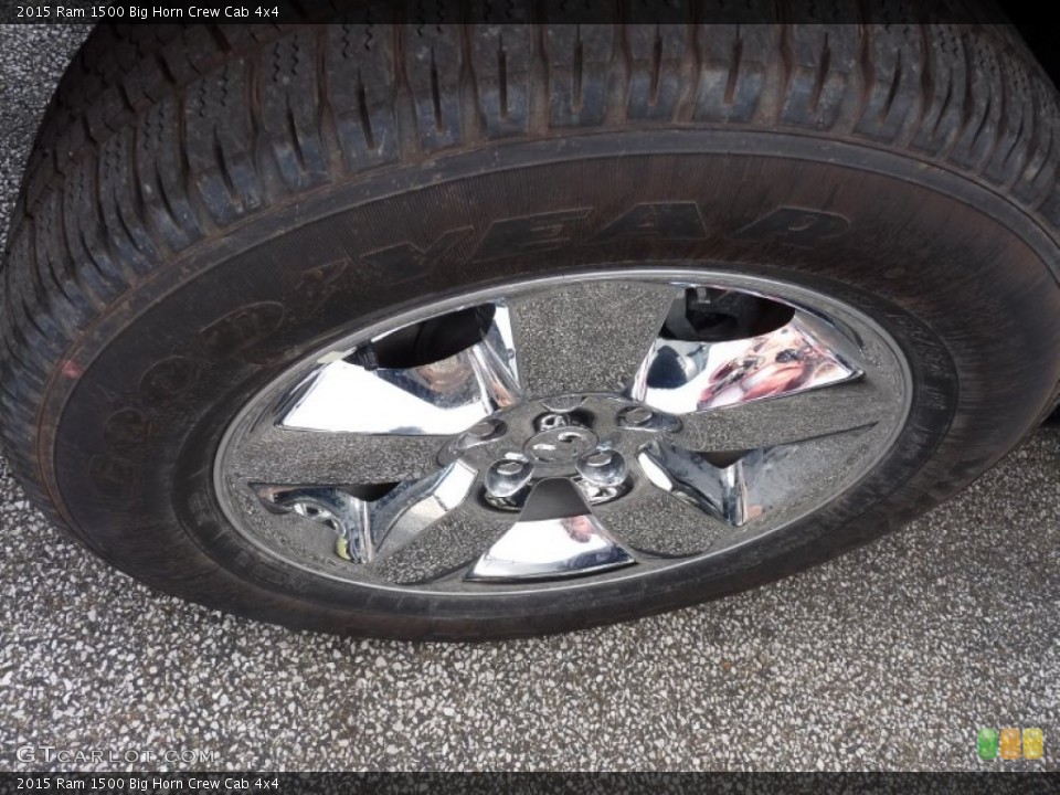 2015 Ram 1500 Big Horn Crew Cab 4x4 Wheel and Tire Photo #103159823