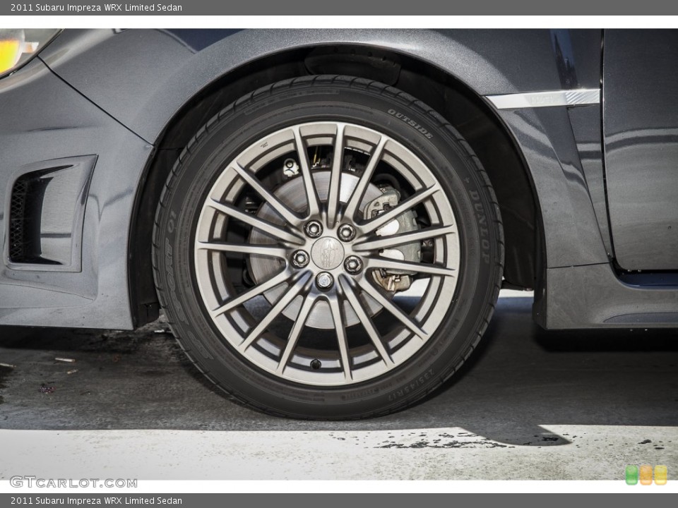 2011 Subaru Impreza WRX Limited Sedan Wheel and Tire Photo #103168184
