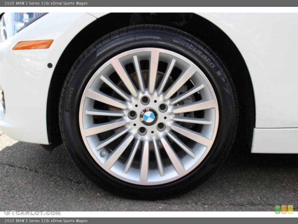 2015 BMW 3 Series 328i xDrive Sports Wagon Wheel and Tire Photo #103173110