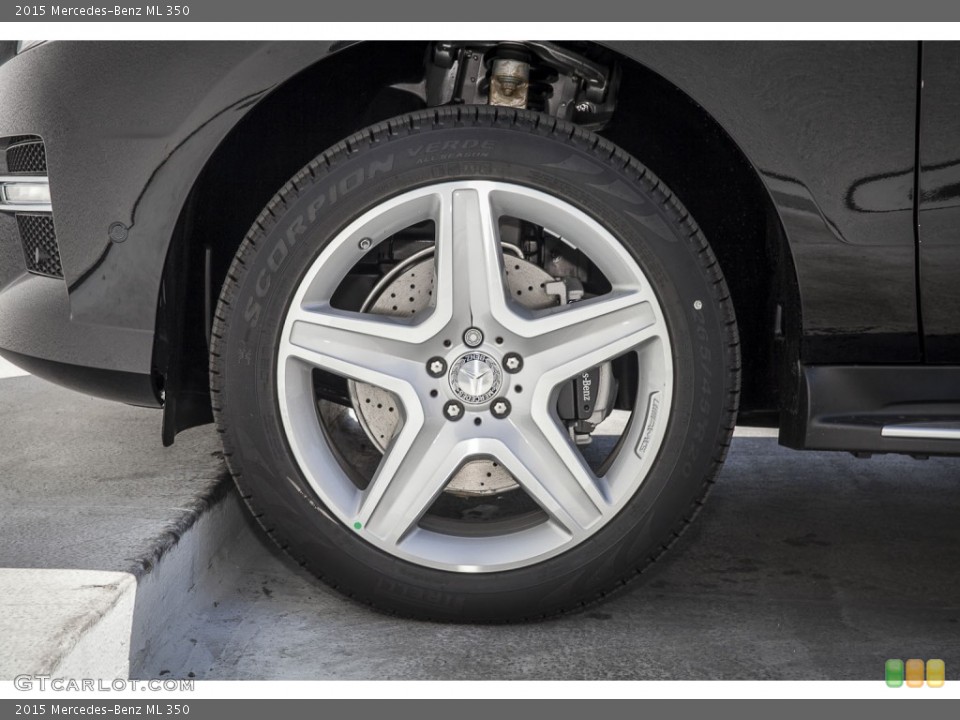 2015 Mercedes-Benz ML 350 Wheel and Tire Photo #103182629
