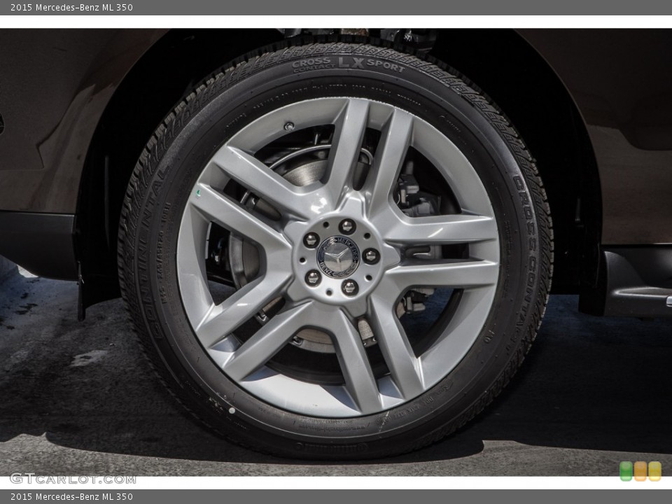 2015 Mercedes-Benz ML 350 Wheel and Tire Photo #103187167