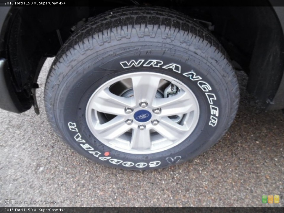 2015 Ford F150 XL SuperCrew 4x4 Wheel and Tire Photo #103193761